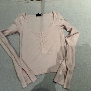 Urban outfitters pink long sleeve